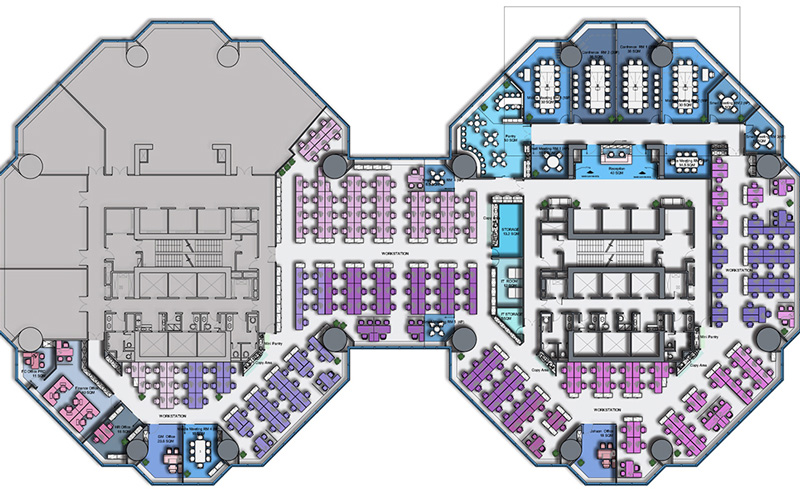戴德梁行房地產(chǎn)咨詢(xún)分公司辦公室裝修